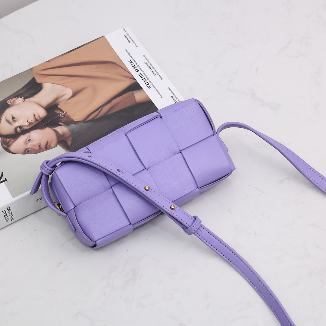 Bottega Veneta Mini Cassette Cross-Body Bag - FashionPlug