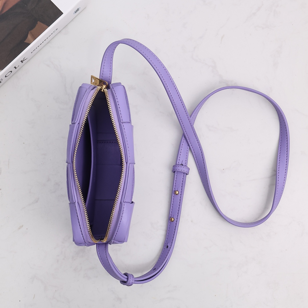 Bottega Veneta Mini Cassette Cross-Body Bag - FashionPlug