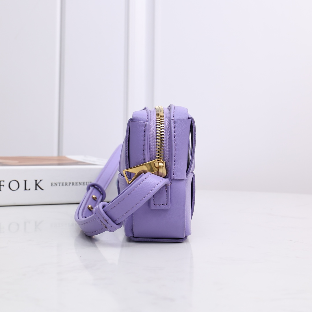 Bottega Veneta Mini Cassette Cross-Body Bag - FashionPlug