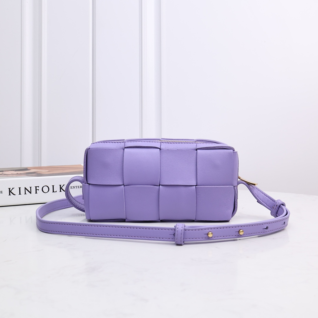 Bottega Veneta Mini Cassette Cross-Body Bag - FashionPlug