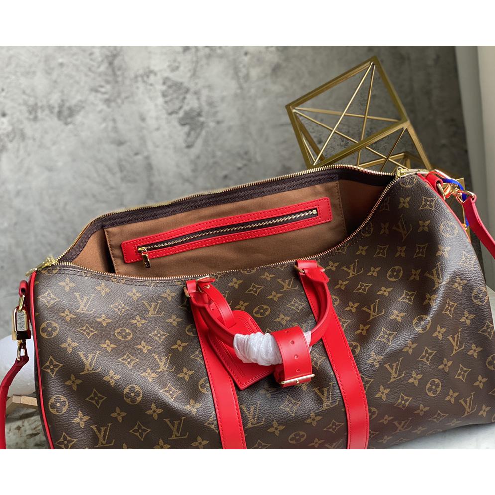 Louis Vuitton Keepall Bandoulière 50 (50*21*28cm)   M44740 - FashionPlug