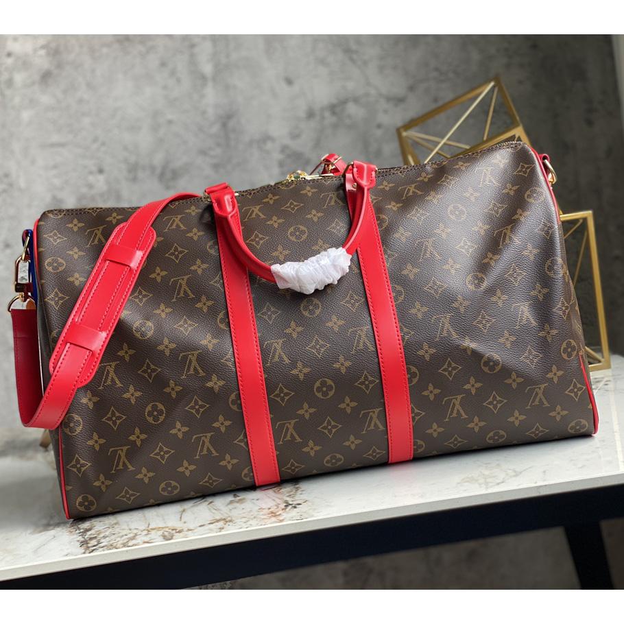 Louis Vuitton Keepall Bandoulière 50 (50*21*28cm)   M44740 - FashionPlug