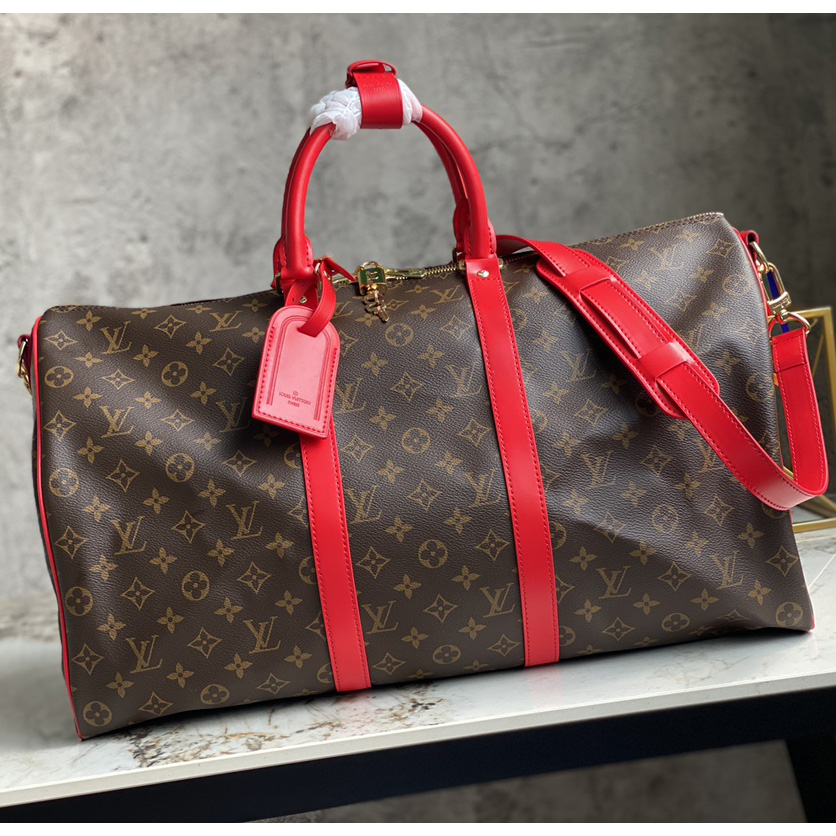Louis Vuitton Keepall Bandoulière 50 (50*21*28cm)   M44740 - FashionPlug