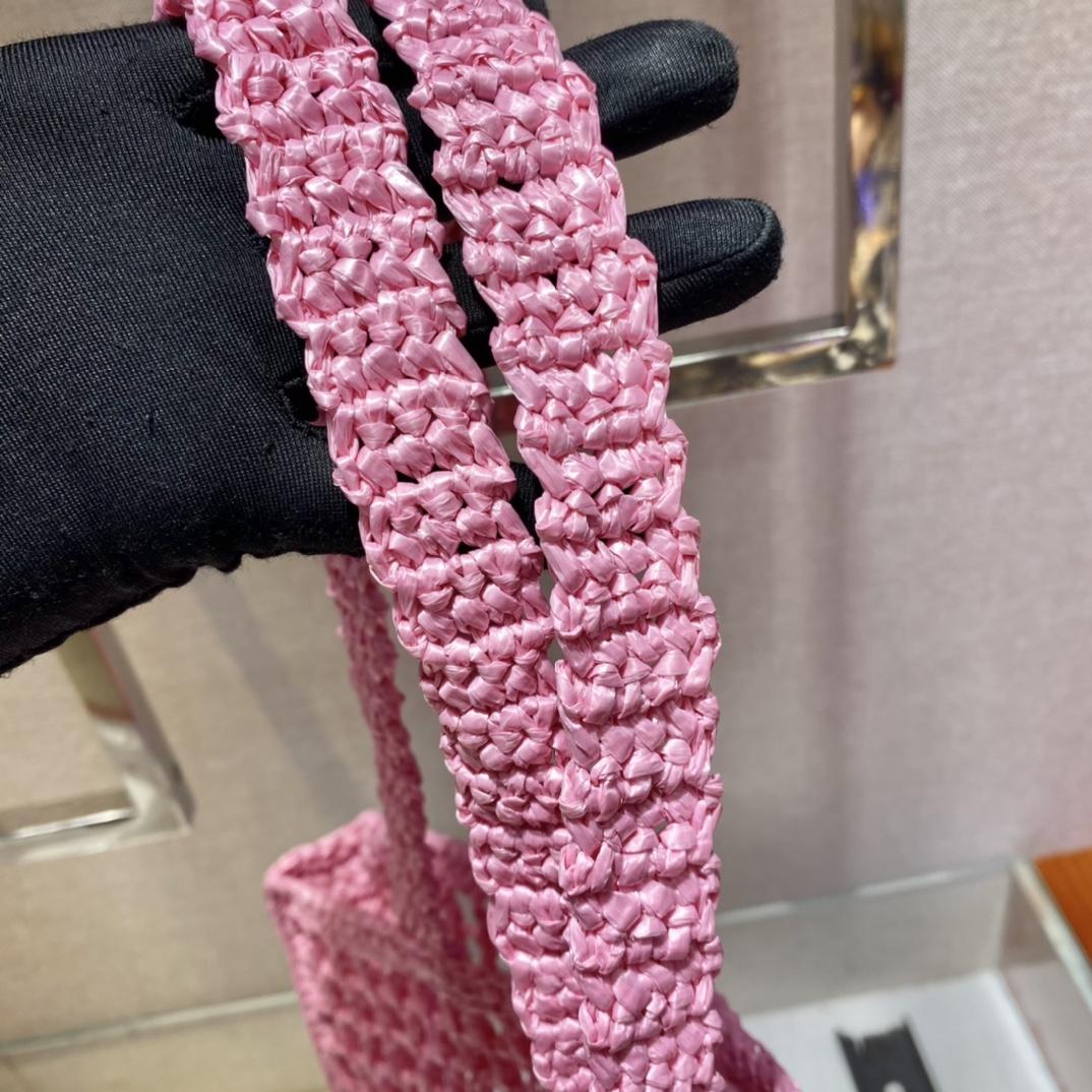 Prada Crochet Tote Bag - FashionPlug