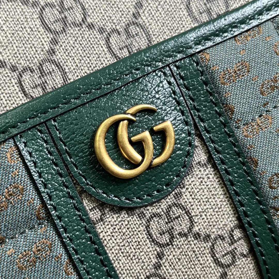 Gucci Mini GG Canvas Mini Shoulder Bag (21.5x 14x 7cm) - FashionPlug