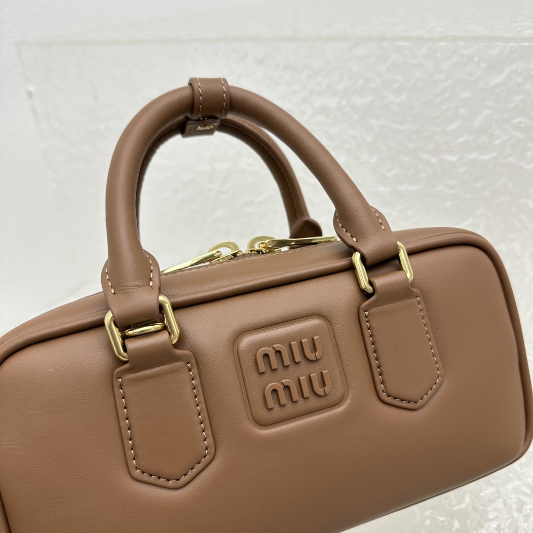 Miu Miu Arcadie Leather Bag - FashionPlug