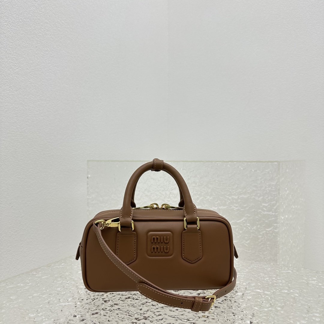 Miu Miu Arcadie Leather Bag - FashionPlug