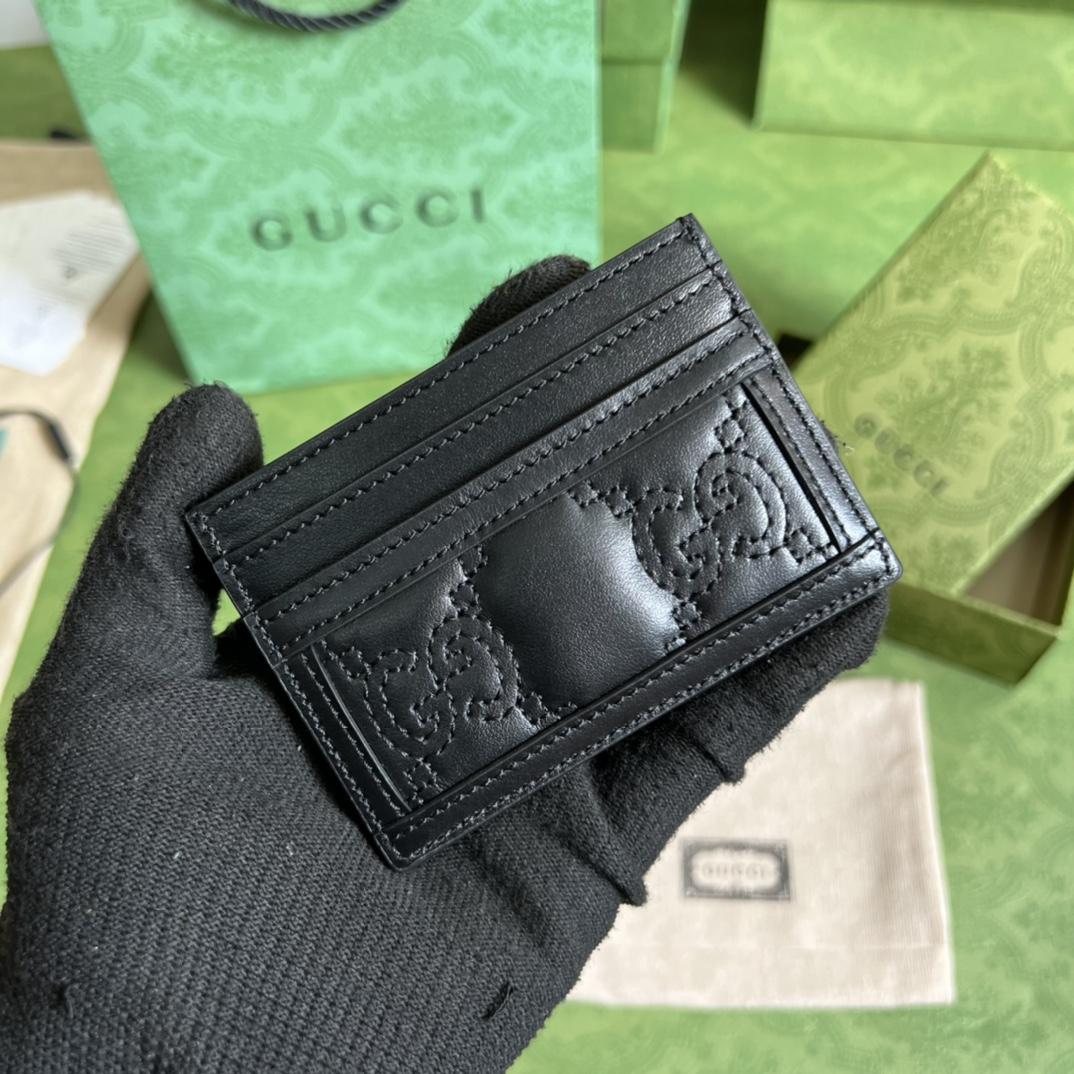 Gucci GG Matelasse Card Case - FashionPlug