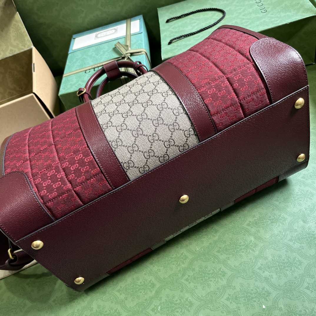 Gucci Mini GG Canvas Small Duffle Bag (44x 28.5x 24.5cm) - FashionPlug