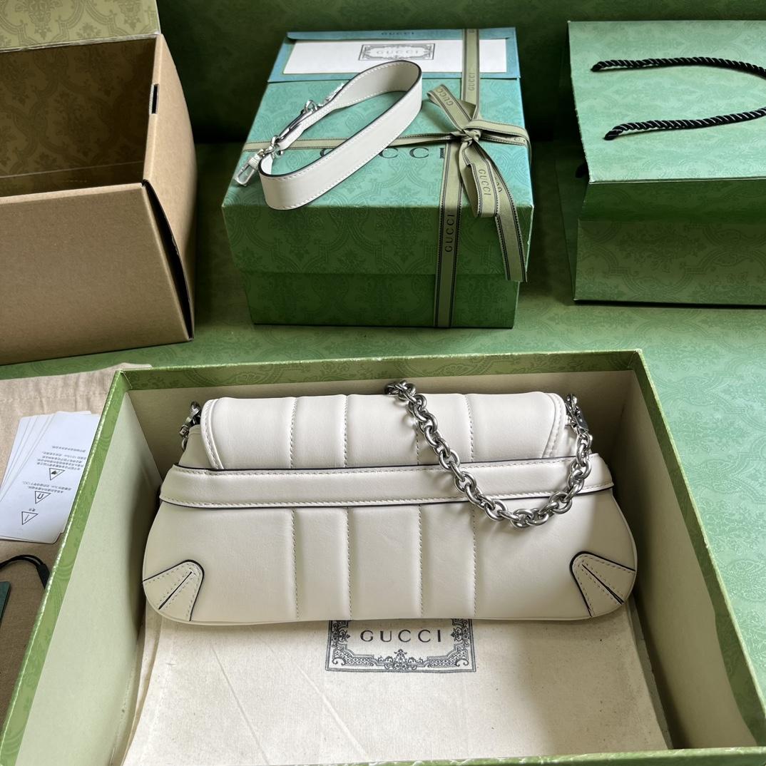 Gucci Horsebit Chain Small Shoulder Bag (27x 11.5x 5cm) - FashionPlug