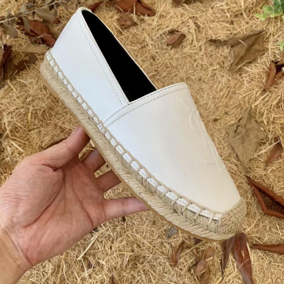 Saint Laurent Cassandre Espadrilles In Lambskin - FashionPlug