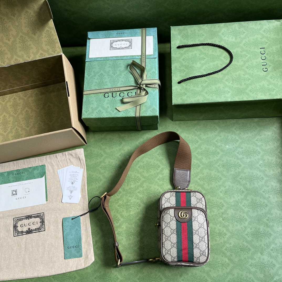 Gucci Ophidia GG Mini Bag (12x 18x 6.9cm) - FashionPlug