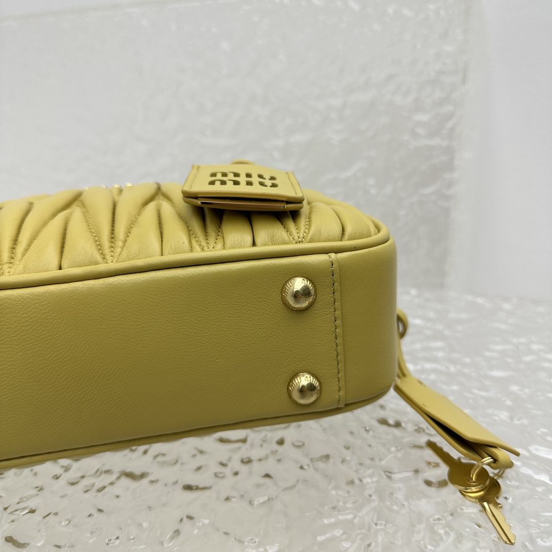 Miu Miu Matelassé Nappa Leather Top-handle Bag - FashionPlug