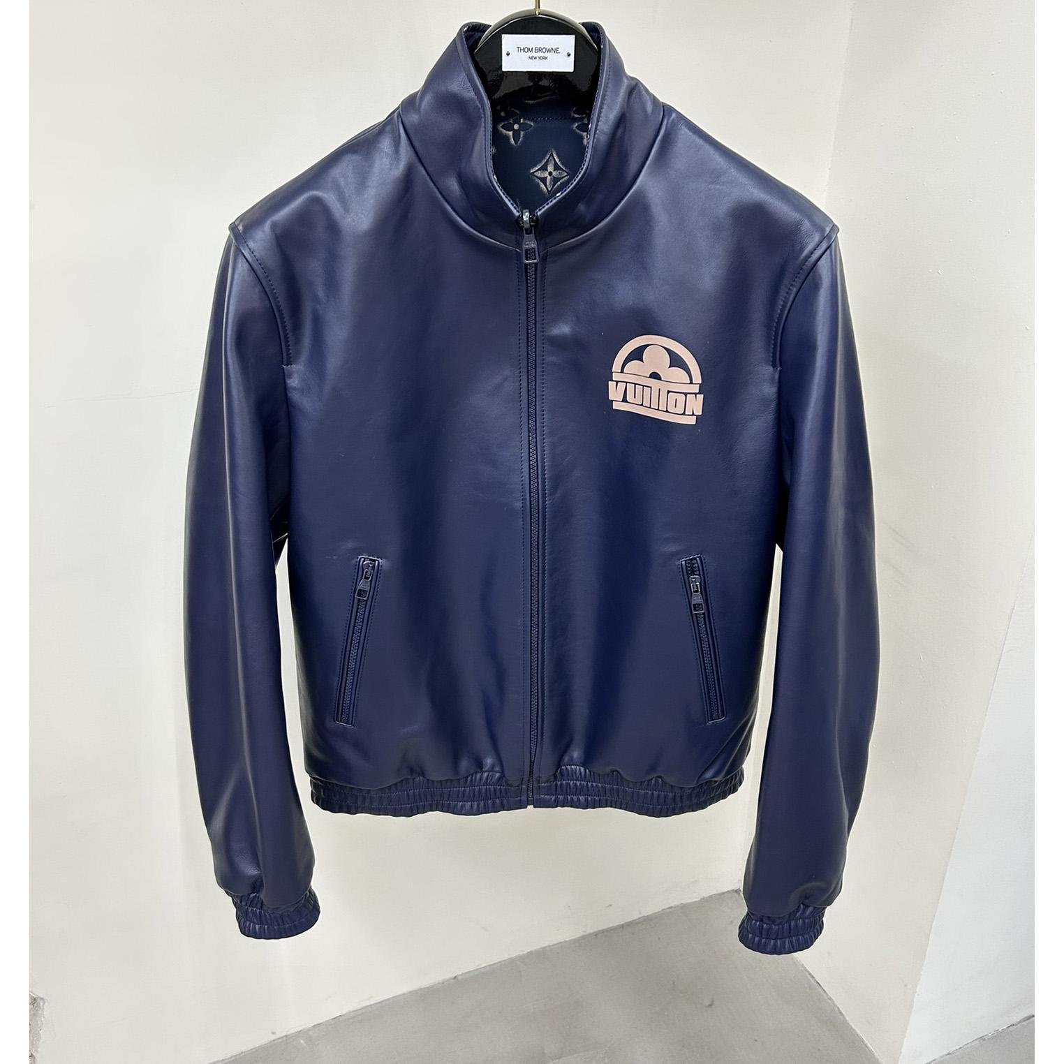 Louis Vuitton Monogram Reversible Leather Mix Blouson   1ABJGG - FashionPlug