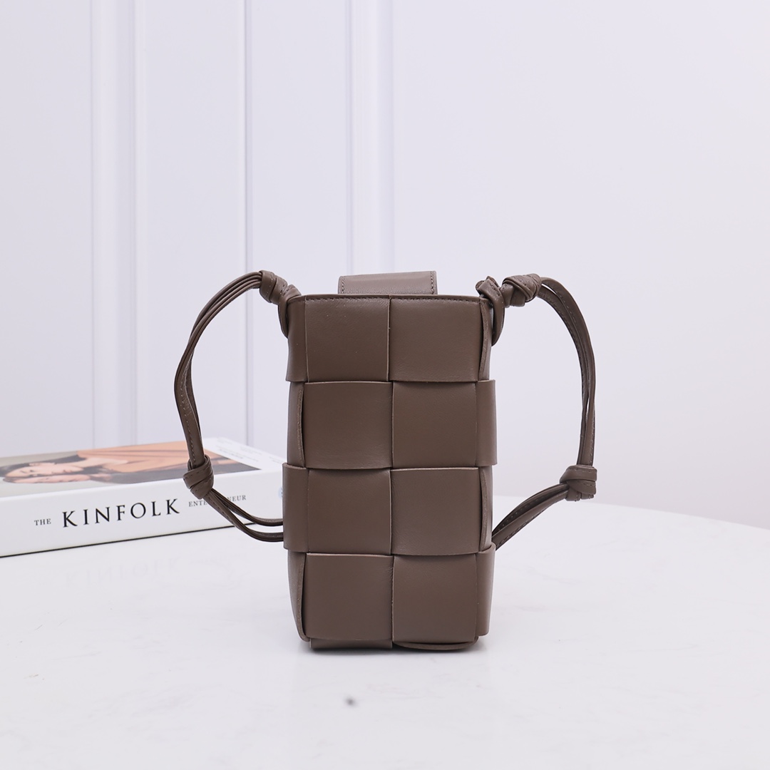 Bottega Veneta Mini Cassette Cross-Body Bag - FashionPlug