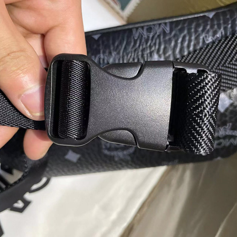 MCM Visetos Belt Bag (12X34X7cm) - FashionPlug