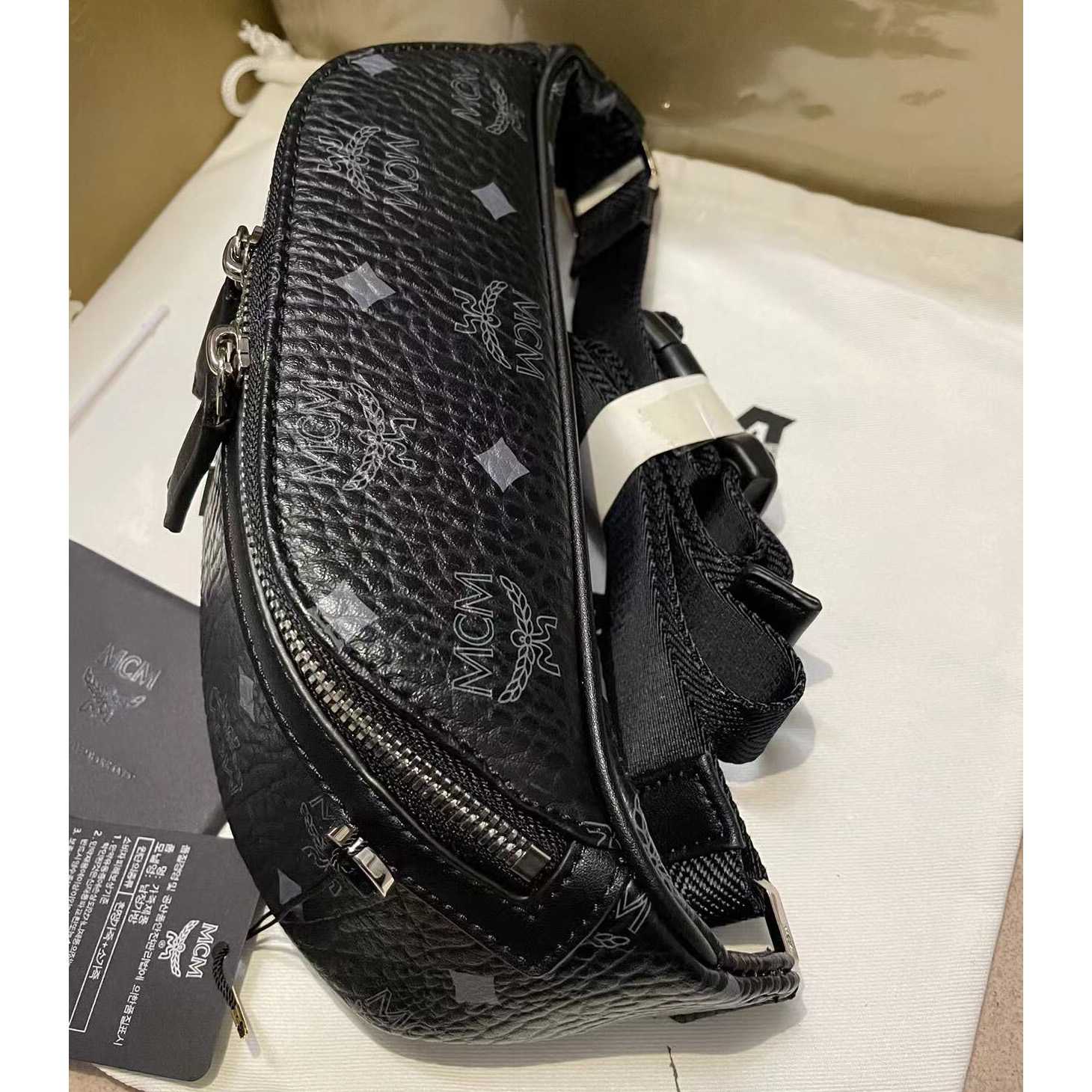 MCM Visetos Belt Bag (12X34X7cm) - FashionPlug