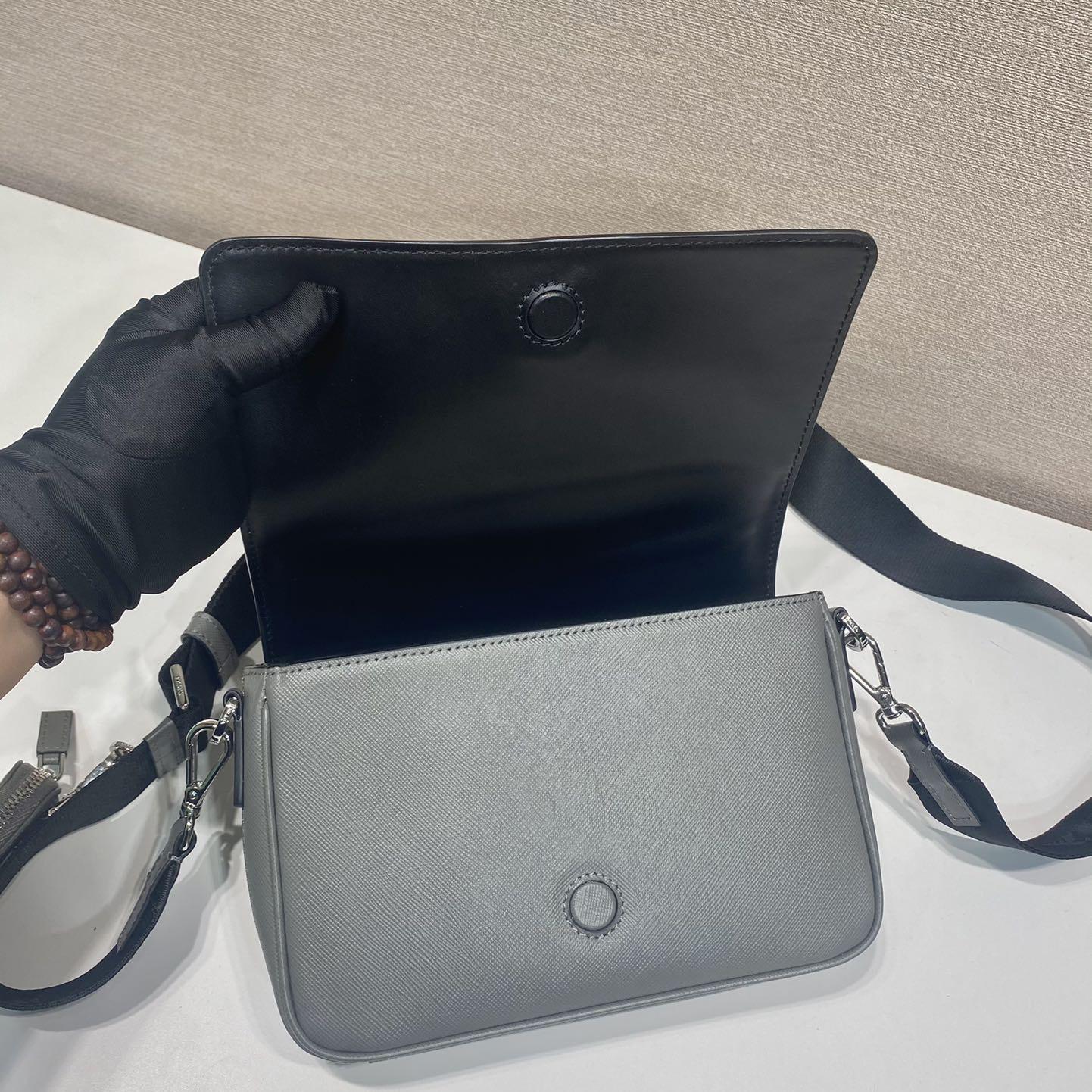 Prada Saffiano Leather Shoulder Bag - FashionPlug