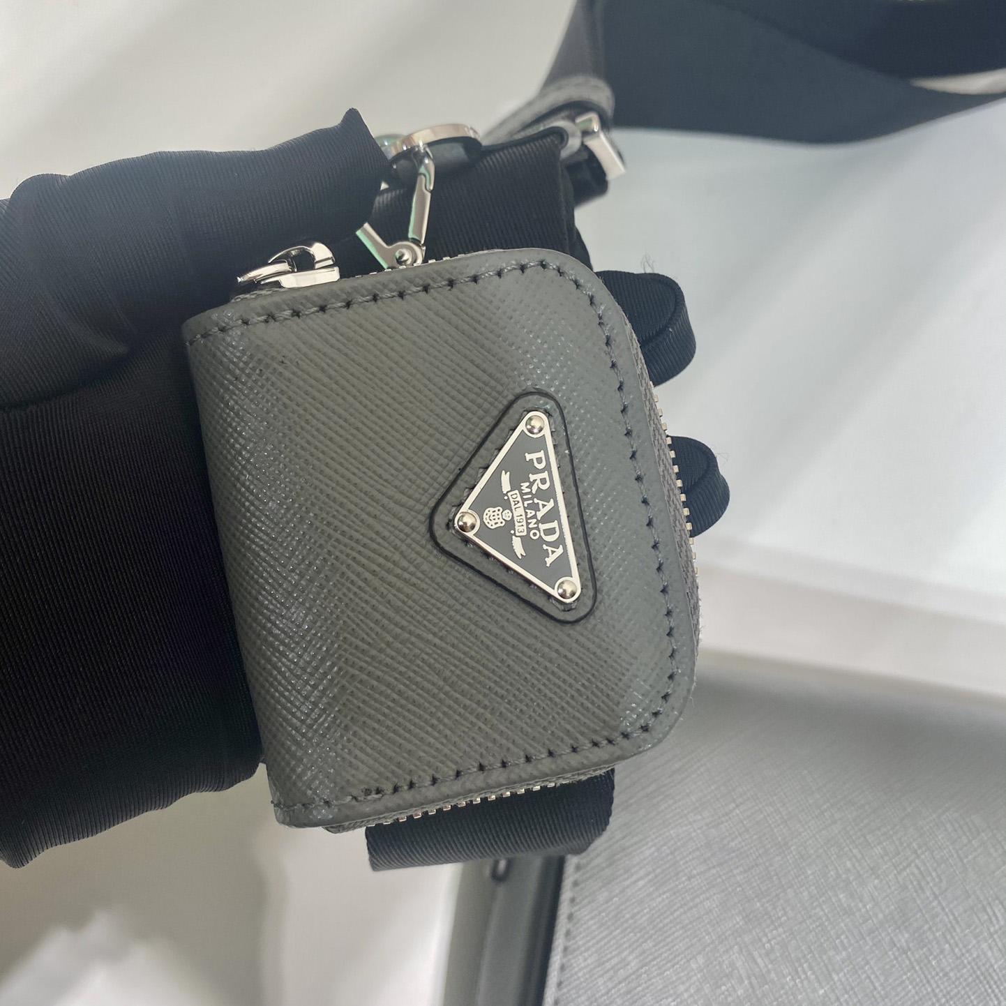 Prada Saffiano Leather Shoulder Bag - FashionPlug