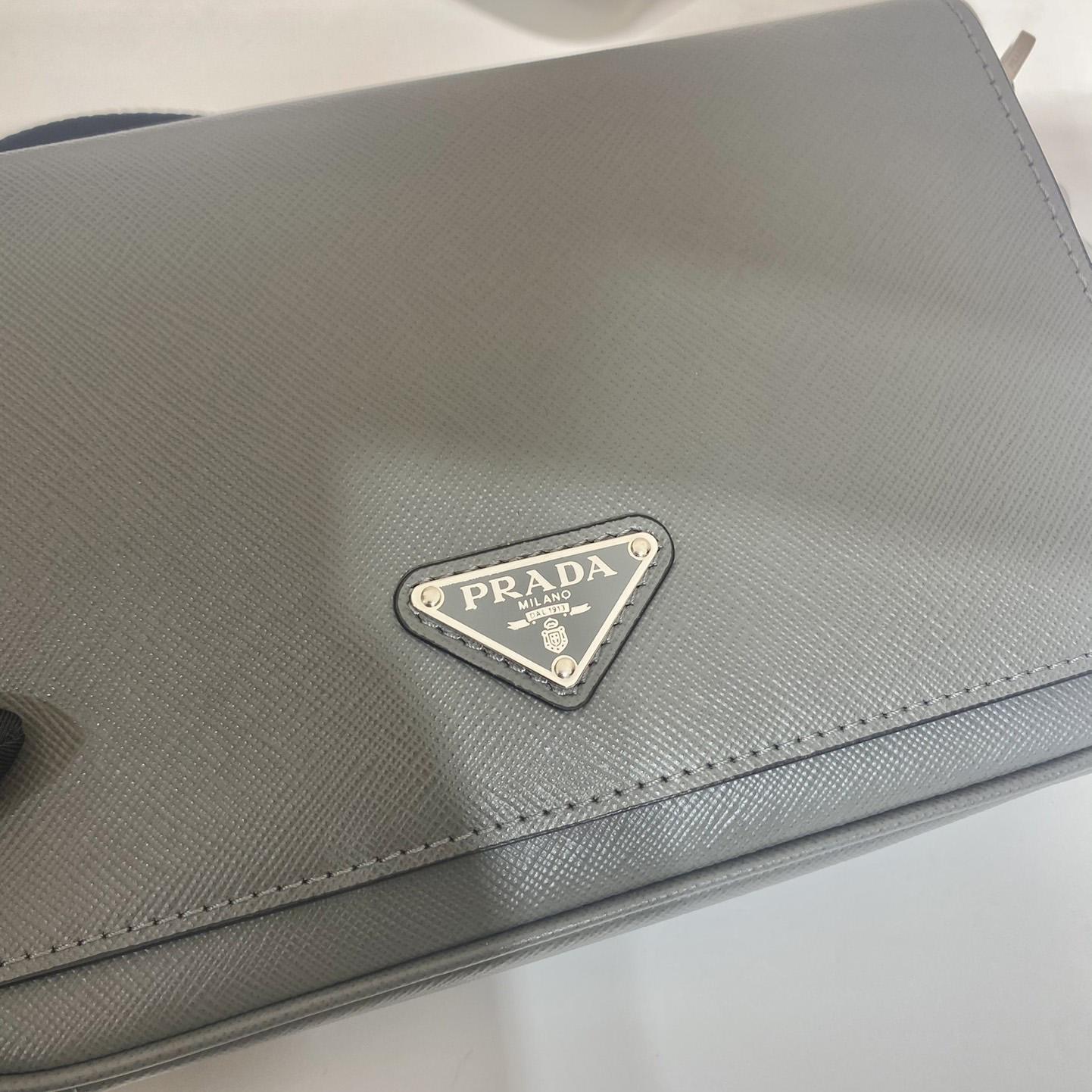 Prada Saffiano Leather Shoulder Bag - FashionPlug