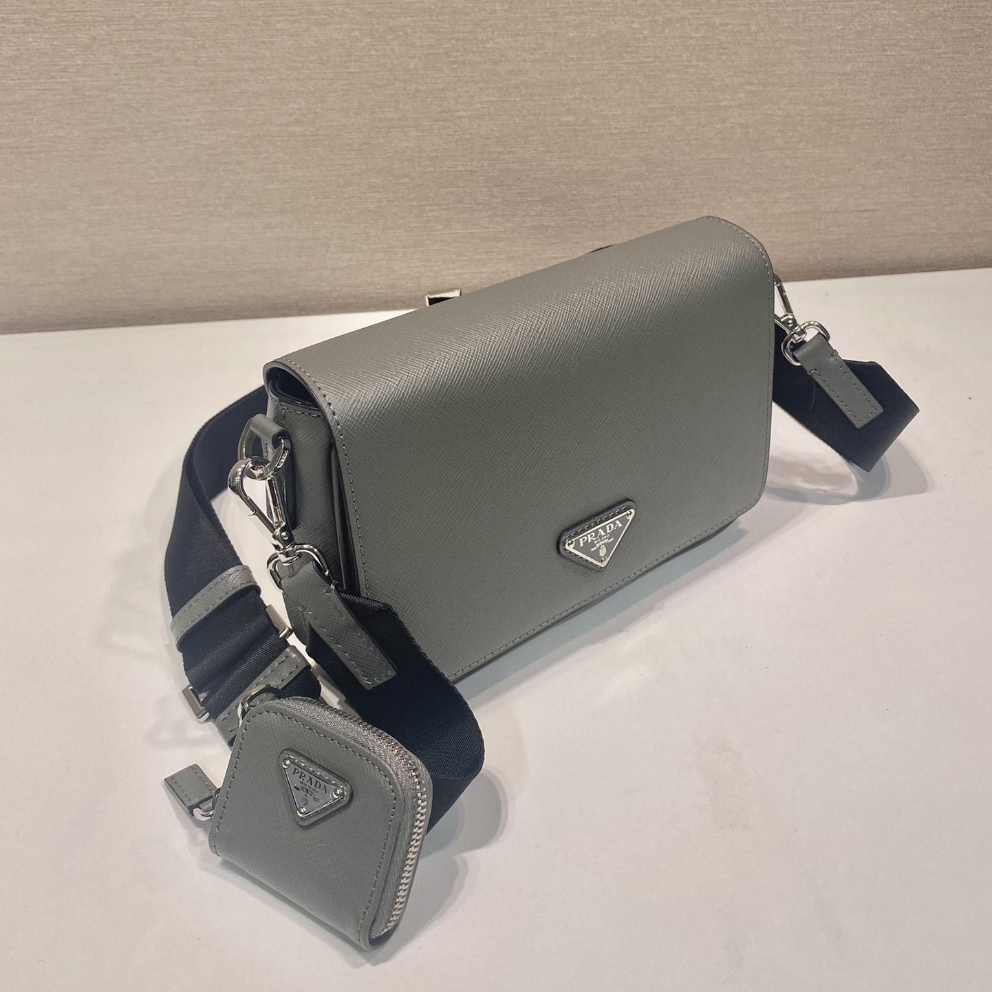 Prada Saffiano Leather Shoulder Bag - FashionPlug