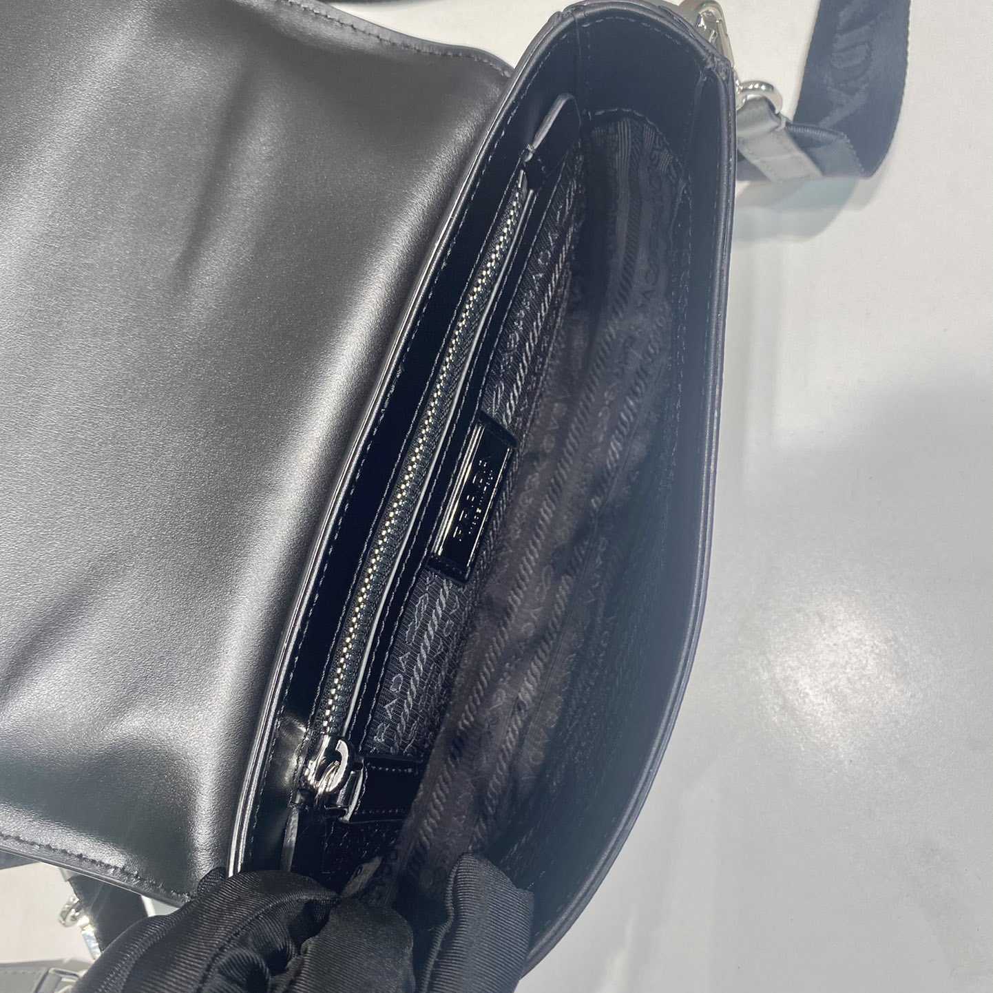 Prada Saffiano Leather Shoulder Bag - FashionPlug
