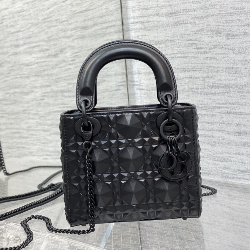 Dior Mini Lady Dior Bag   17cm - FashionPlug