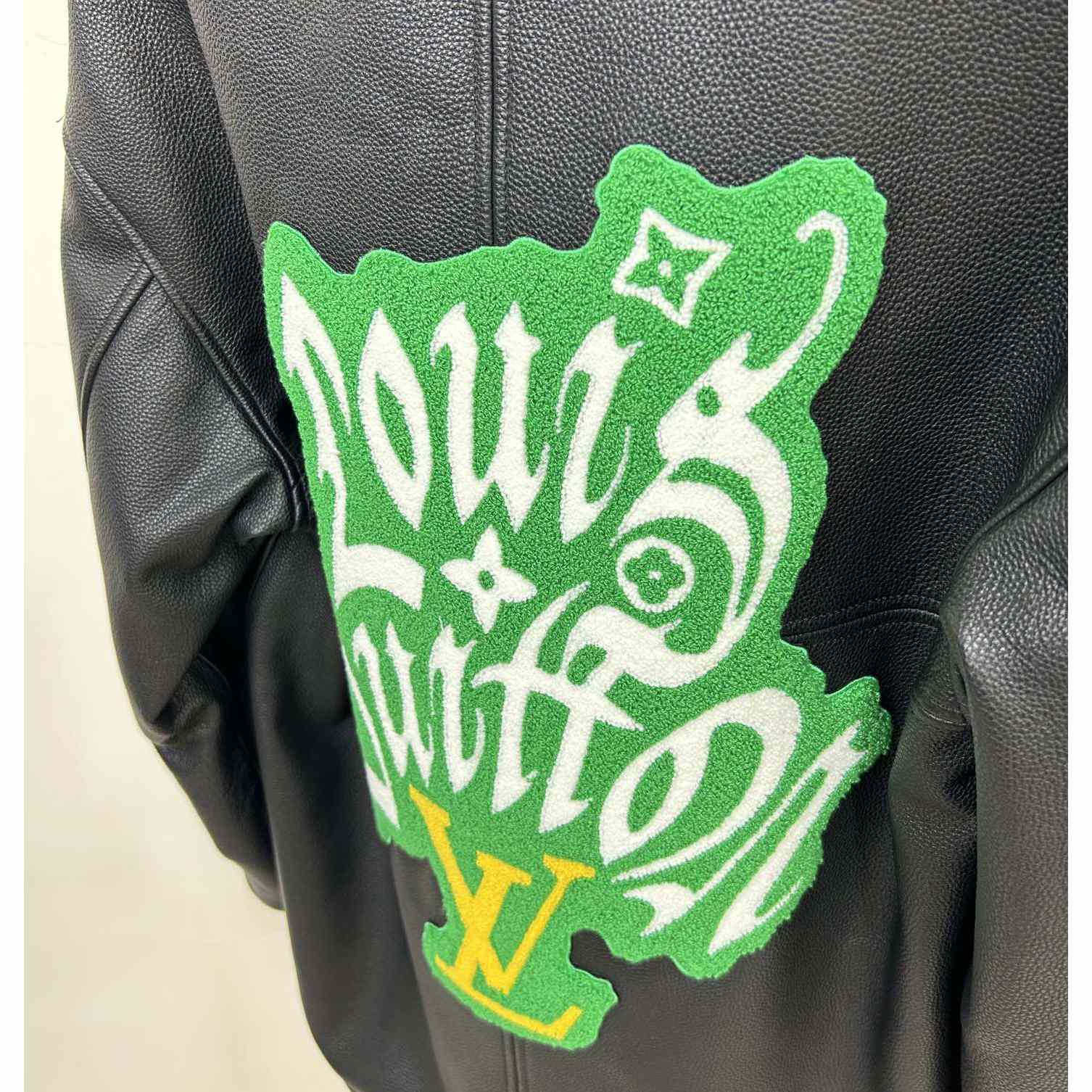 Louis Vuitton Long Leather Coach Jacket   - FashionPlug