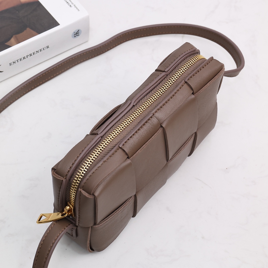 Bottega Veneta Mini Cassette Cross-Body Bag - FashionPlug