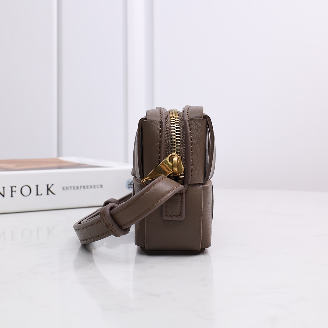 Bottega Veneta Mini Cassette Cross-Body Bag - FashionPlug