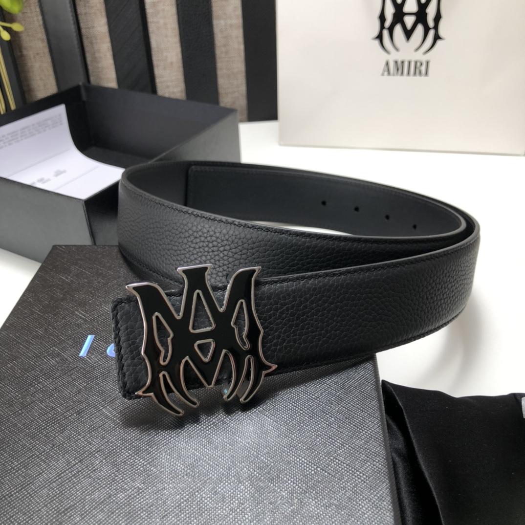 Amiri Ma Leather Belt - FashionPlug