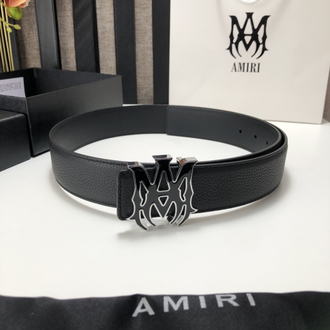Amiri Ma Leather Belt - FashionPlug