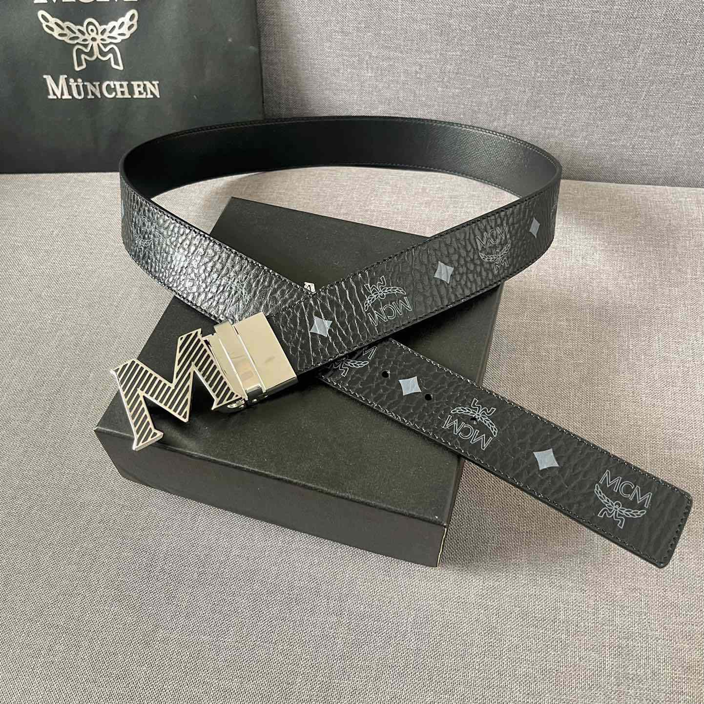 MCM Reversible Belts  - FashionPlug