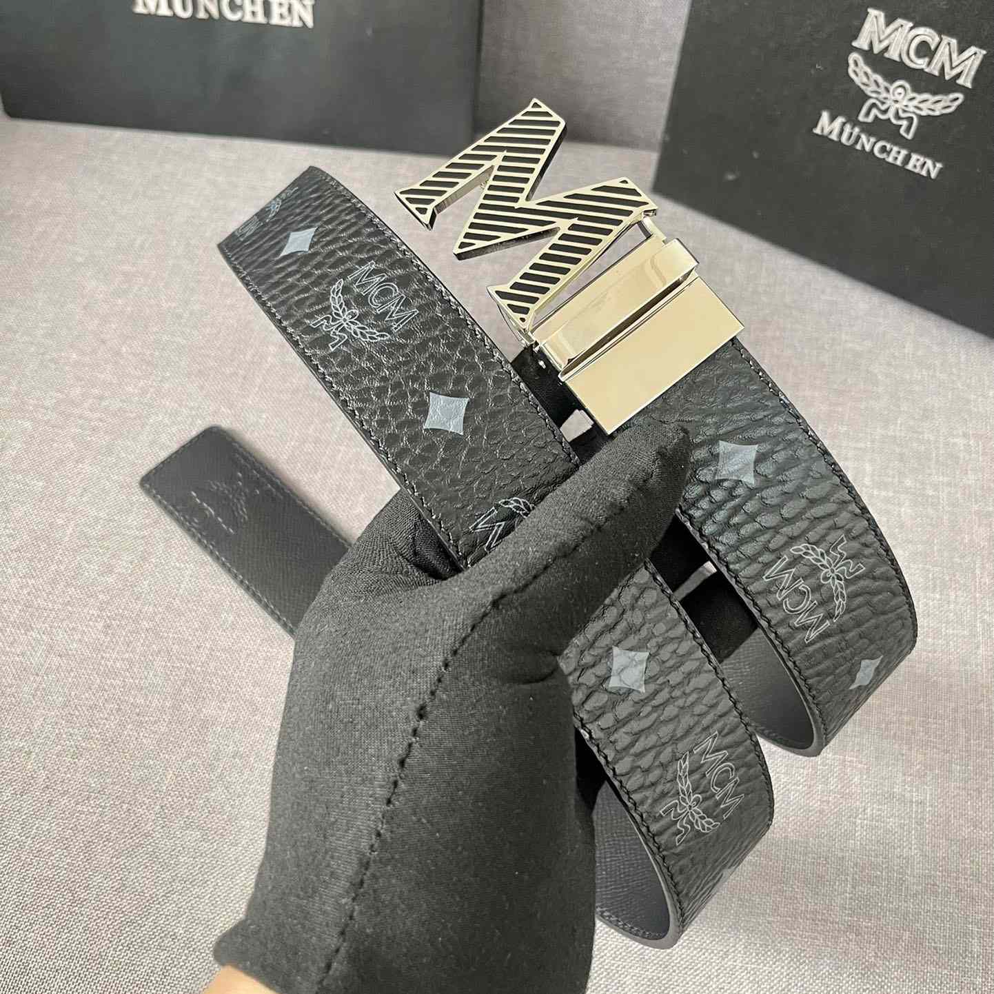 MCM Reversible Belts  - FashionPlug