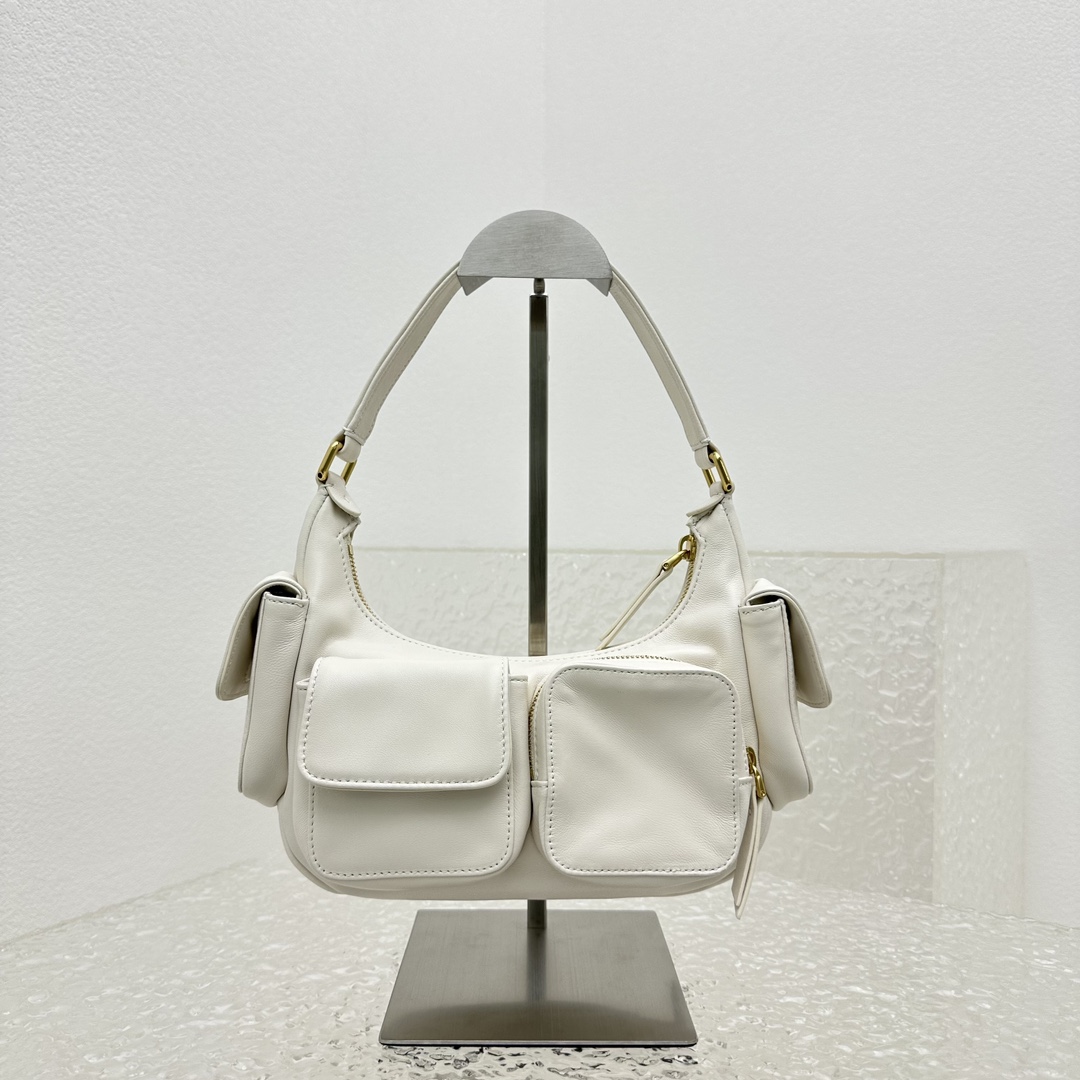 Miu Miu Nappa Leather Pocket Bag - FashionPlug