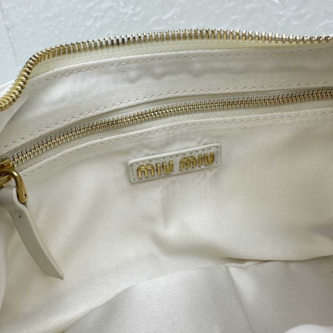 Miu Miu Nappa Leather Pocket Bag - FashionPlug