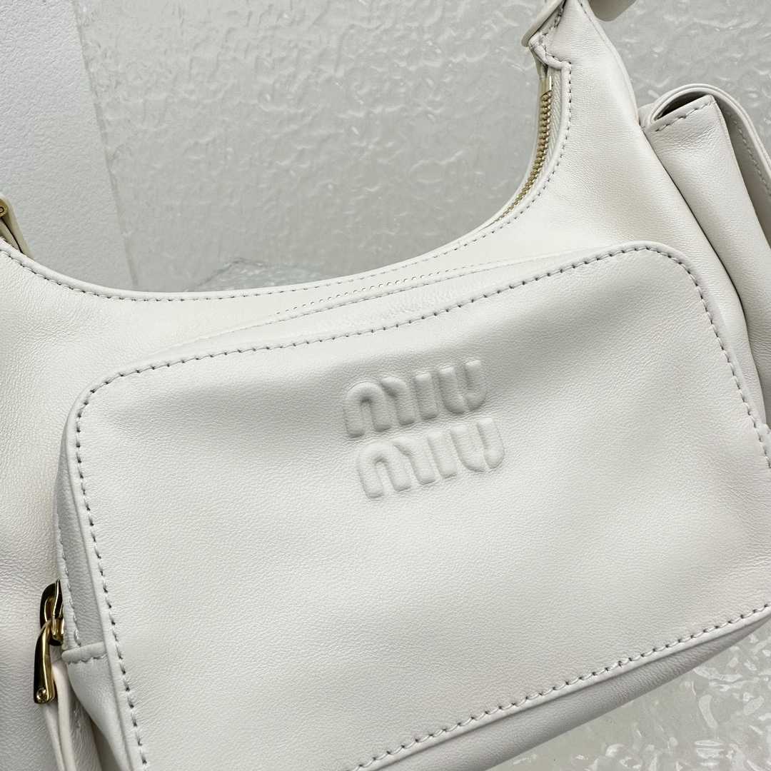 Miu Miu Nappa Leather Pocket Bag - FashionPlug
