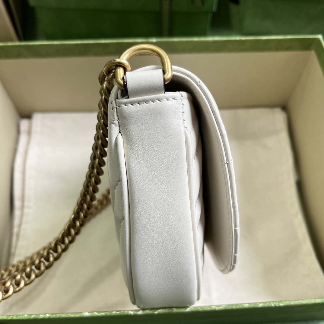 Gucci GG Marmont Matelasse Chain Mini Bag (20x 14.5x 4cm) - FashionPlug