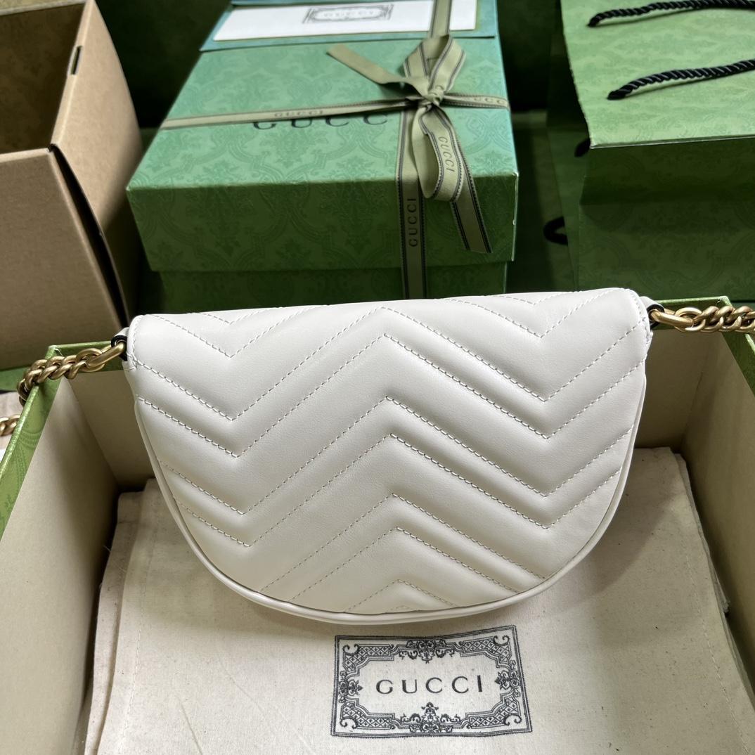 Gucci GG Marmont Matelasse Chain Mini Bag (20x 14.5x 4cm) - FashionPlug