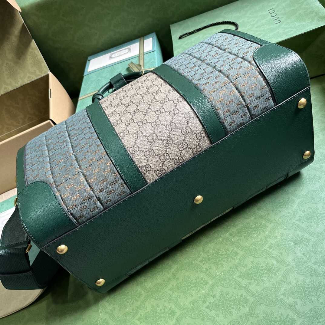 Gucci Mini GG Canvas Small Duffle Bag (44x 28.5x 24.5cm) - FashionPlug