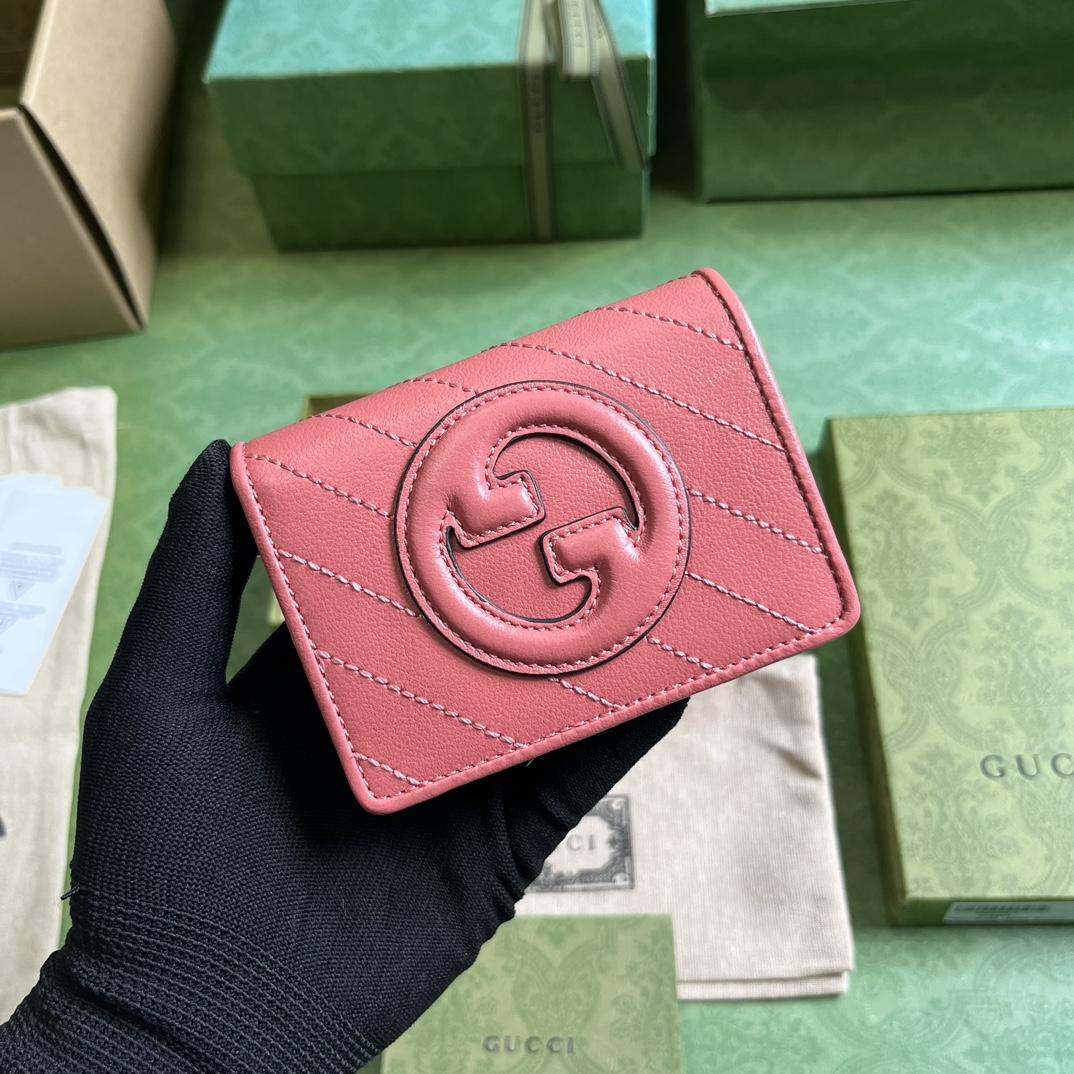 Gucci Blondie Card Case Wallet (8.5x 11x 3cm) - FashionPlug