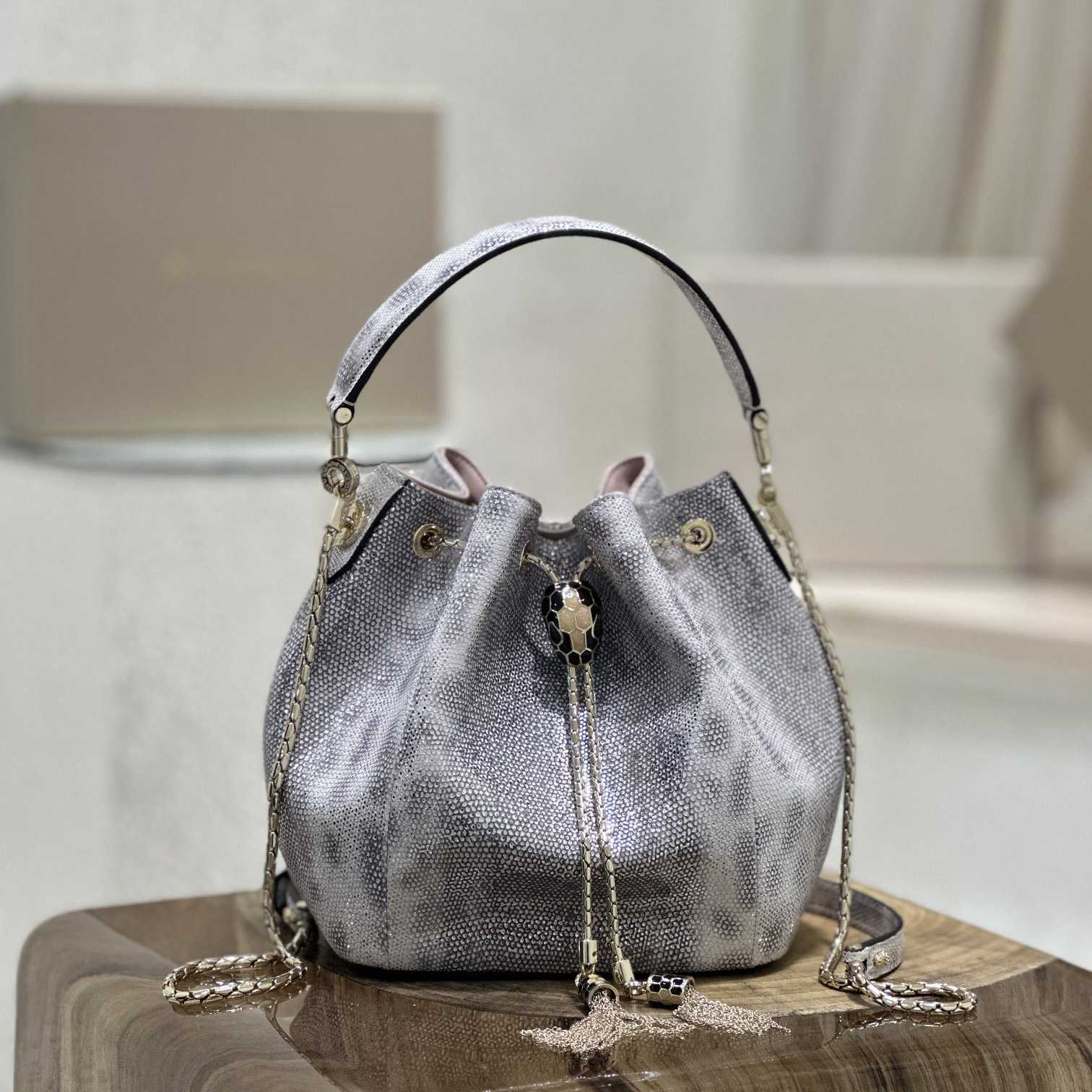 Bvlgari Serpenti Forever Bucket Bag - FashionPlug