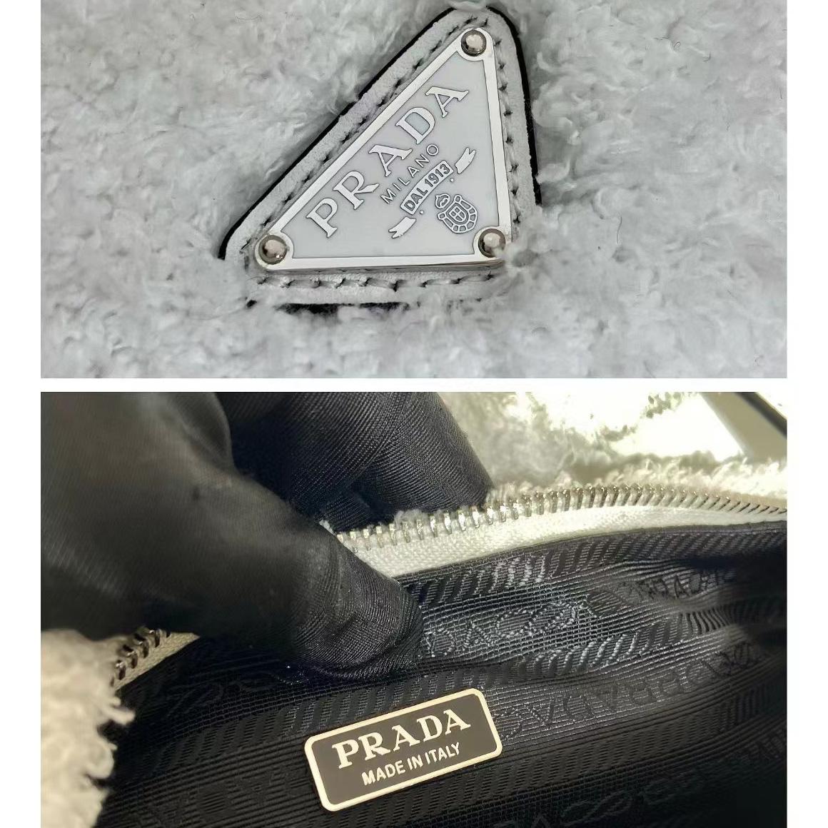 Prada Terrycloth Pouch - FashionPlug