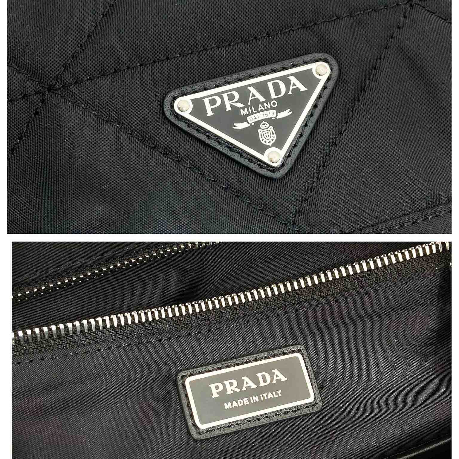 Prada Re-Nylon Backpack With Topstitching - FashionPlug