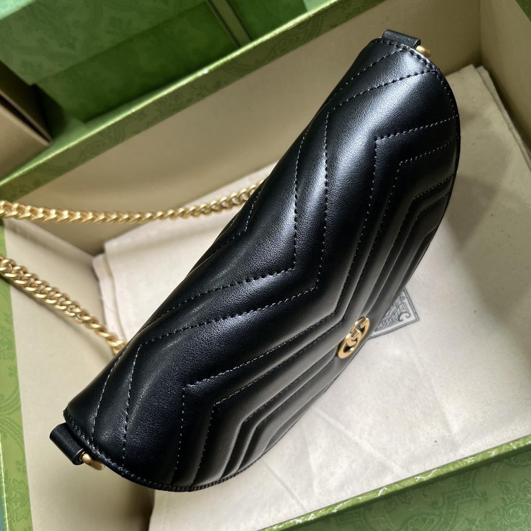 Gucci GG Marmont Matelasse Chain Mini Bag (20x 14.5x 4cm) - FashionPlug