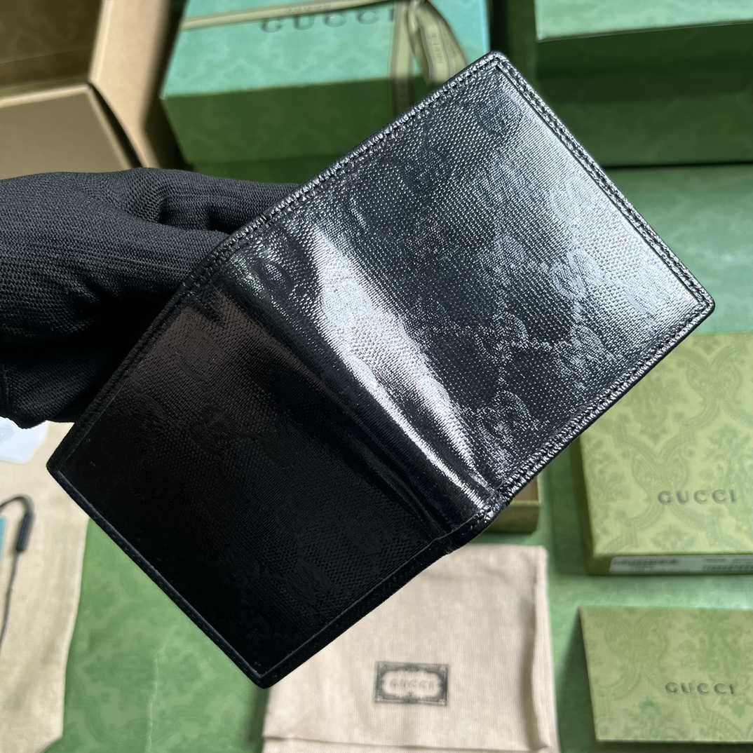 Gucci GG Crystal Bi-fold Wallet - FashionPlug