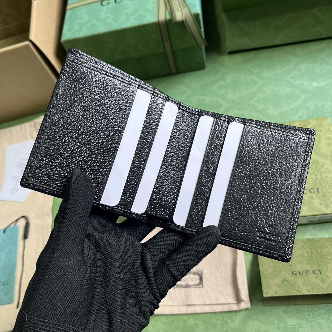 Gucci GG Crystal Bi-fold Wallet - FashionPlug