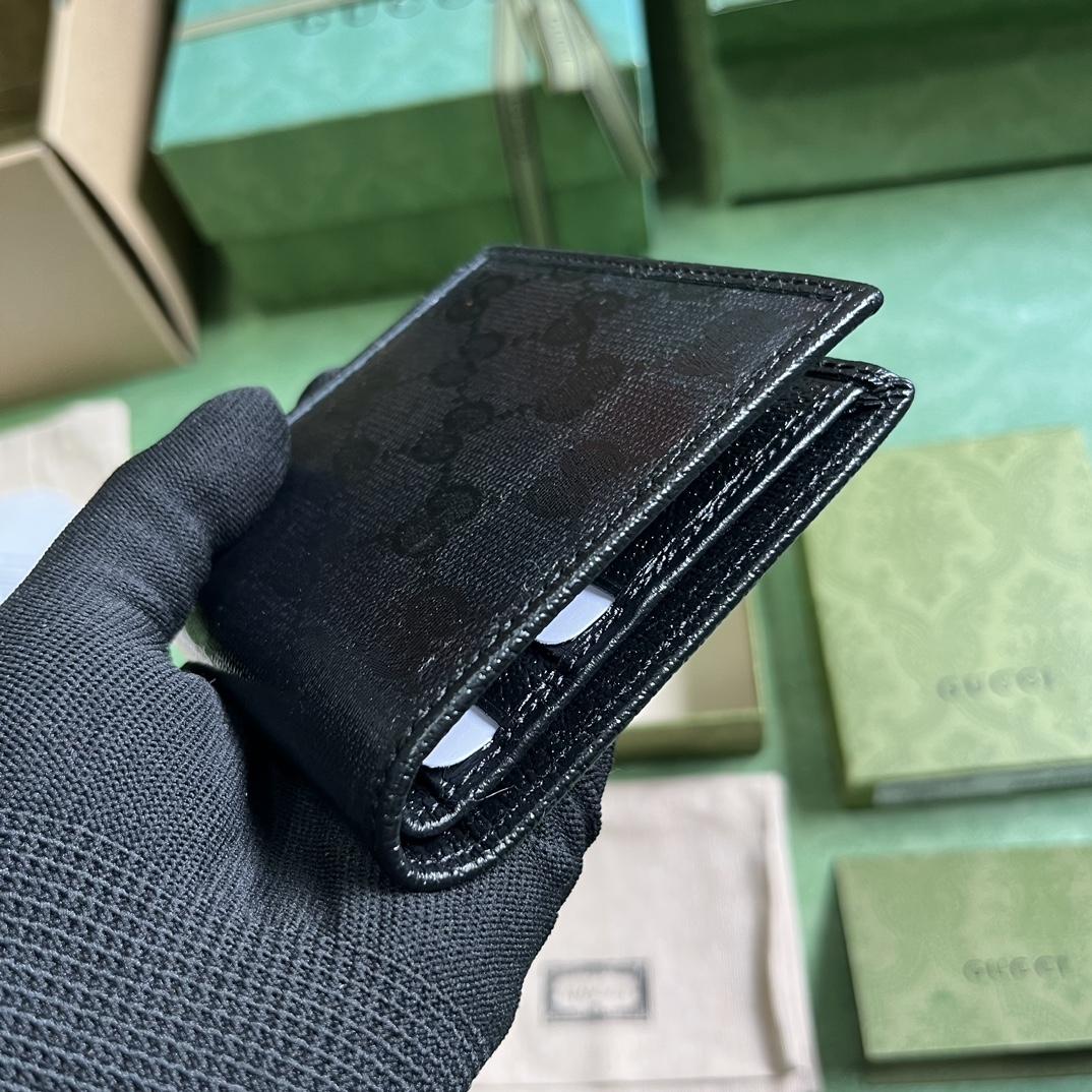 Gucci GG Crystal Bi-fold Wallet - FashionPlug