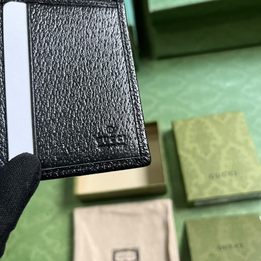 Gucci GG Crystal Bi-fold Wallet - FashionPlug