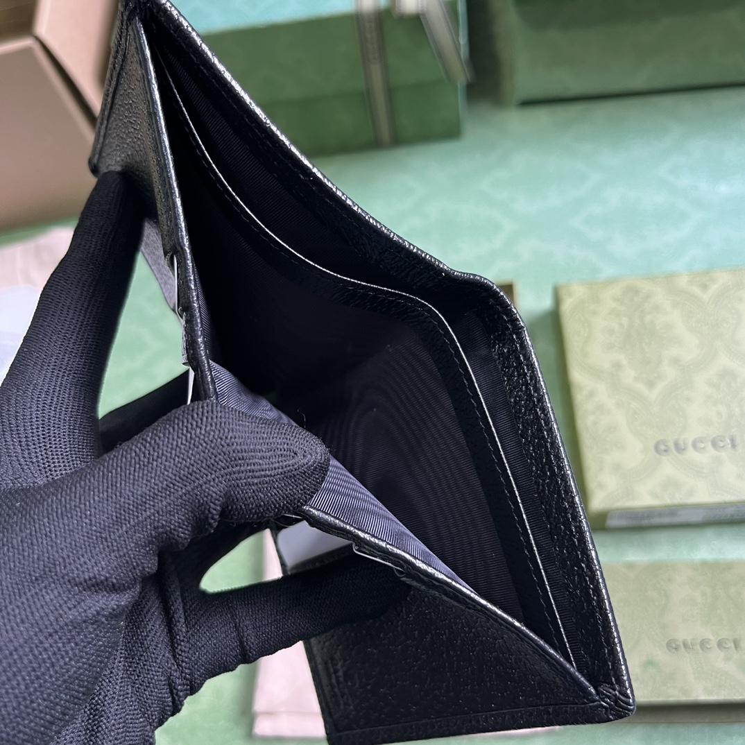 Gucci GG Crystal Bi-fold Wallet - FashionPlug